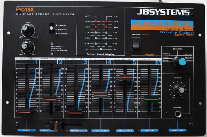Jb systems - Pro18x - Mezclador de DJ
