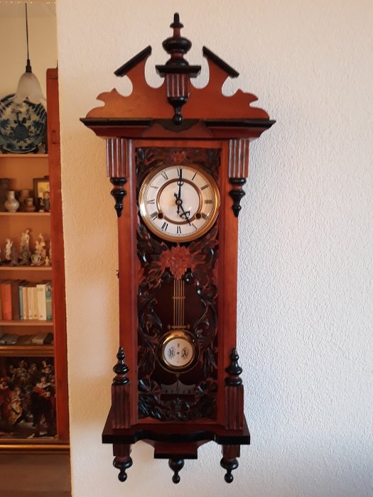 Junghans R.A. orologio da parete - Legno - Prima metà del 20° secolo