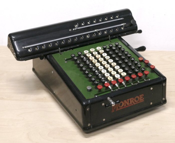Monroe Calculating Machine Company - Calculatrice vintage - métal