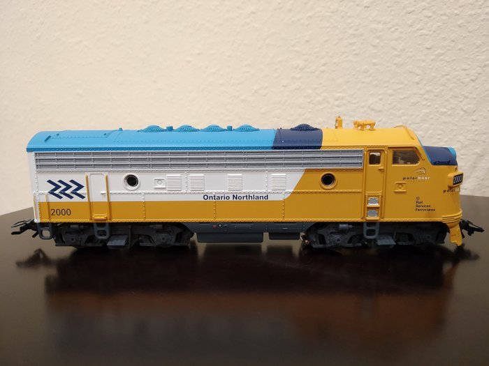 Märklin H0轨 - 39623 - Diesel-electric locomotive - EMD F7 A单元 - Ontario Northland