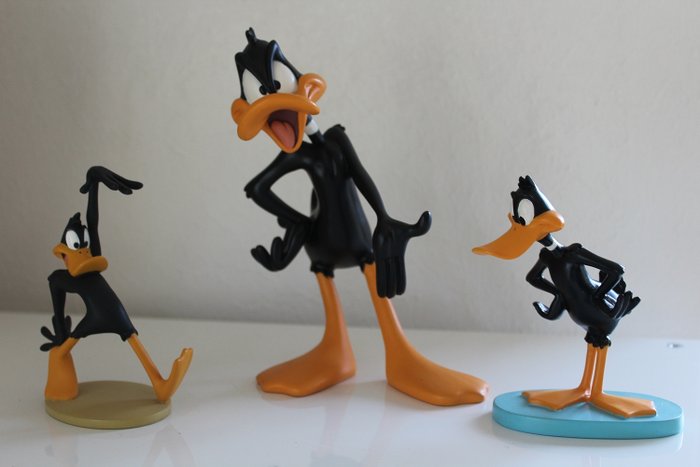 Collection Warner Bros 4 Daffy Duck Figurine Looney Tunes 