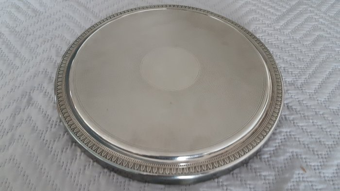Christofle - Christofle takaró vagy középasztal ezüst fémből - Ezüsttányér