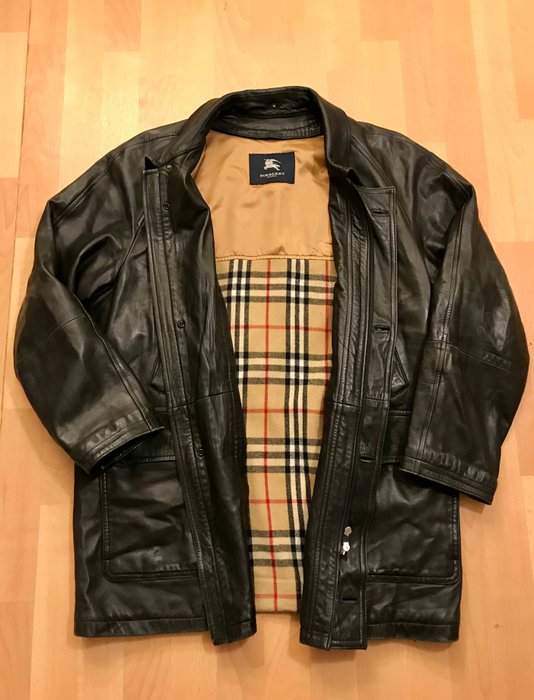 Burberry - Leather jacket - Size: EU 50 (IT 54 - ES/FR 50 - - Catawiki