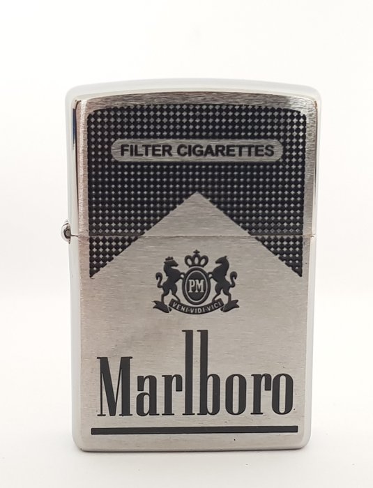 Zippo - Cigarrillos con filtro Marlboro PM Edición limitada 021/100 - Muy raros