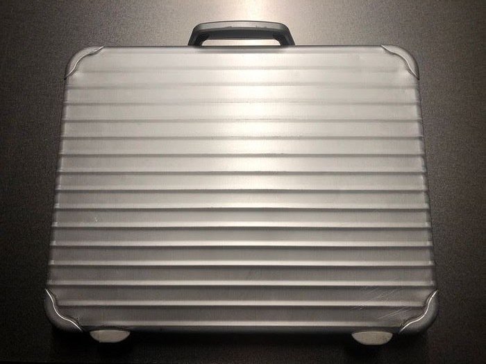 Rimowa - Topas Aluminum Attache Notebook Laptop Case Bőrönd