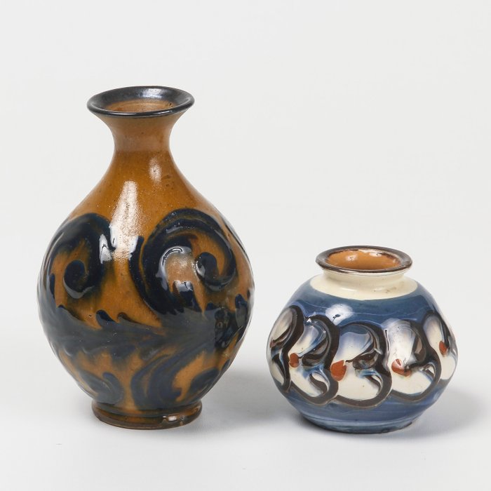 Herman A. Kähler (HAK) - 花瓶 (2) - 陶瓷