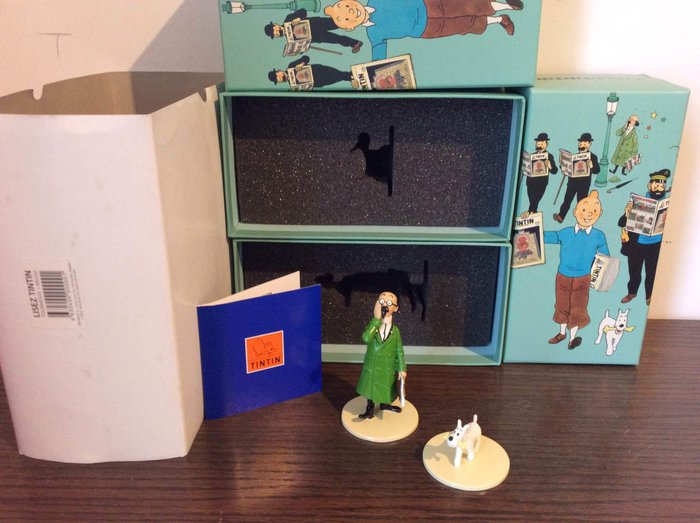 2016 Tournesol avec Milou "Lisez Tintin" 46304 Figurine Pixi Moulinsart
