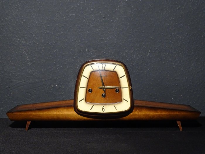 Dugena - reloj de la chimenea / Buffetuhr (1) - Art Nouveau - Madera