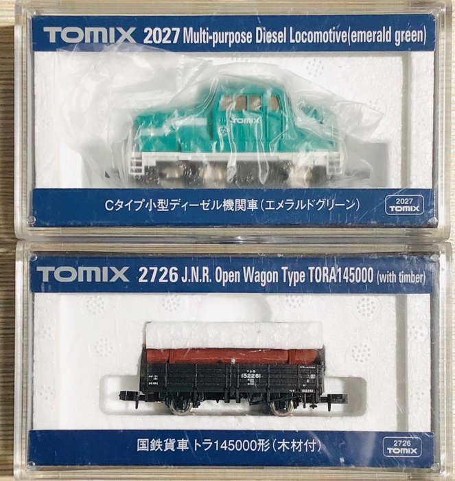 Tomix N - 2027/2726 - Diesel locomotive, Wagon - - Catawiki