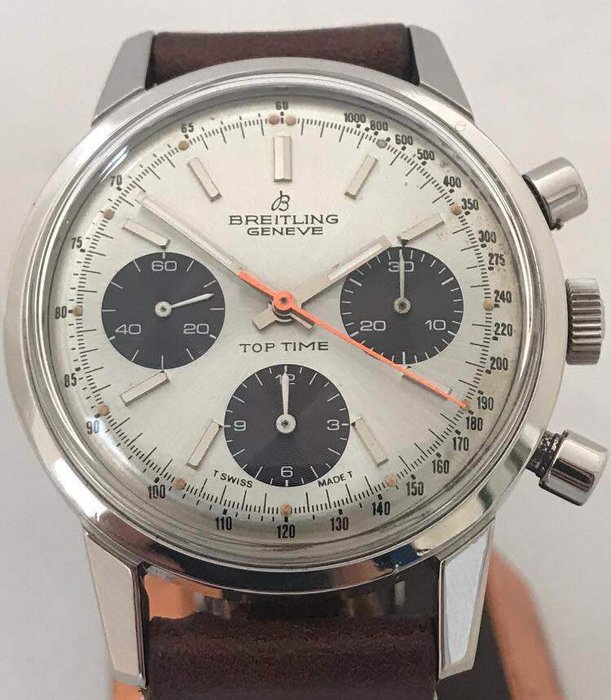 Breitling - Top Time Chronograph Panda Dial - Ref.810 - Homem - 1967