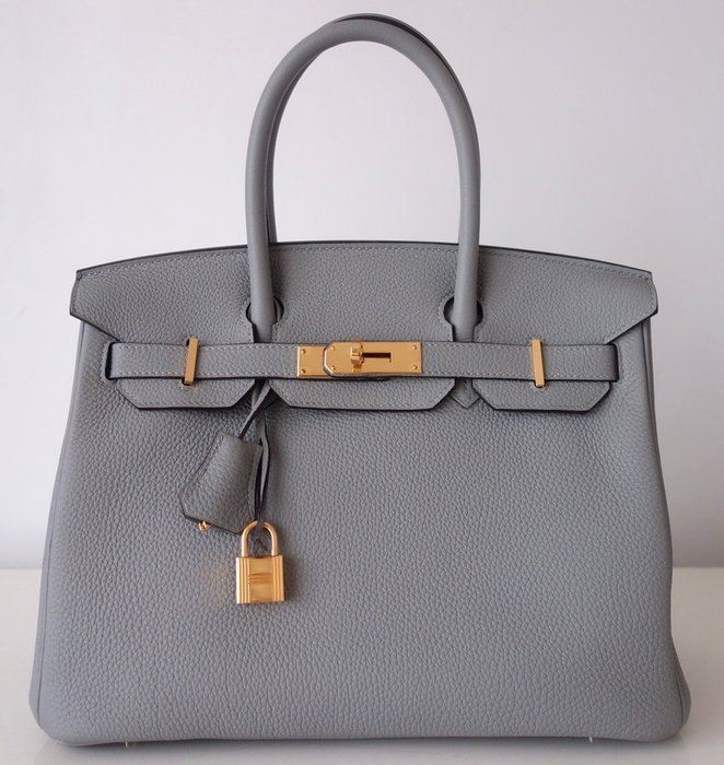 Hermès - Birkin 30 Gris Mouette Togo Handbag - Catawiki