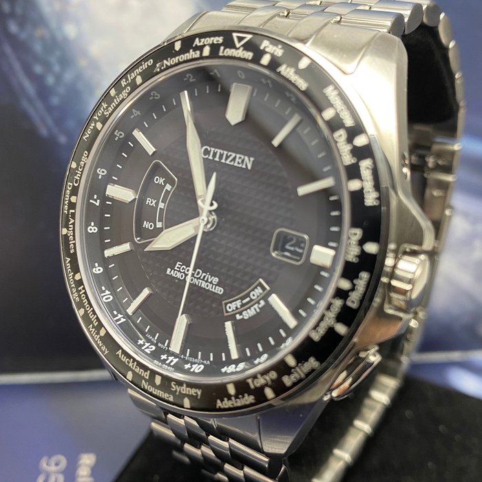 Citizen - Eco Drive Radio Controlled - H145-S073553 - Homme - 2011-aujourd'hui