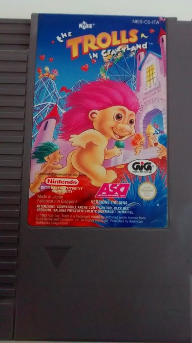 Nintendo - nes game - The Trolls in the crazy land (1) Catawiki
