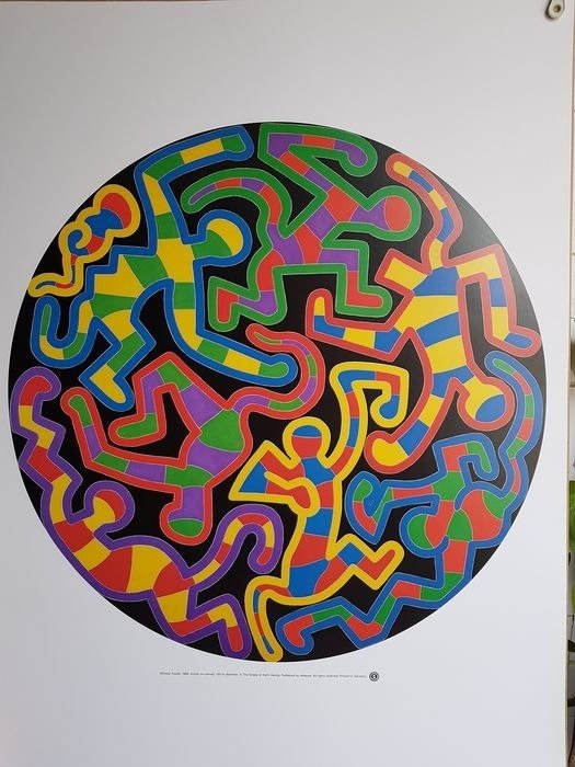 Keith Haring - Monkey Puzzle, 1988