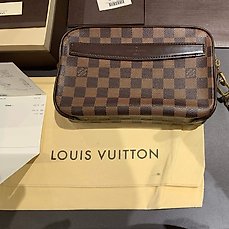 Louis Vuitton - Damier Ebene Berkeley - Clutch bag - Catawiki