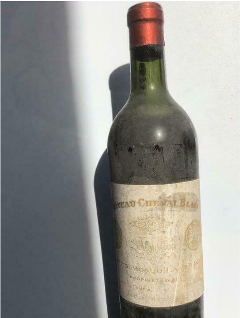 1945 Chateau Cheval Blanc  - Saint-Emilion 1er Grand Cru Classé A - 1 Flaska (0.75 l)
