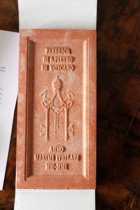Brick Holy Holy Papal Basilica of San Pietro Great Jubilee fra 2000 (1) - mursten
