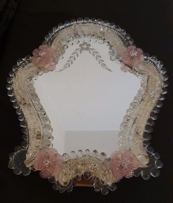 Venetian mirror in Murano glass