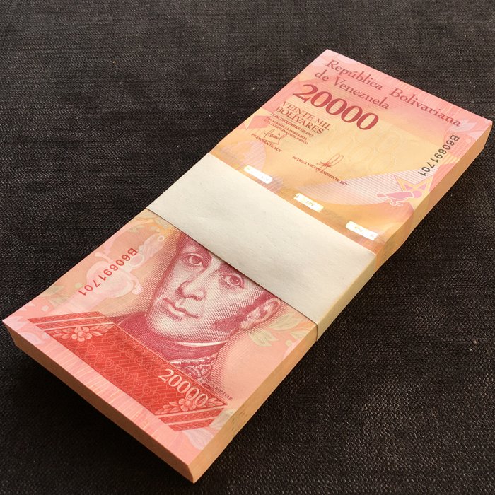 Venezuela - 100 x 20.000 Bolívares 2017 - Pick 99c - Original bundle
