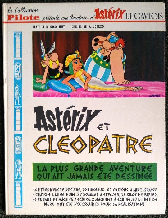 Asterix T6 - Astérix et Cléopâtre - C  - 第一版 - (1965)