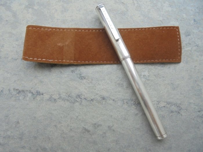 Dunhill - Fyldepen - Dunhill sølv pen