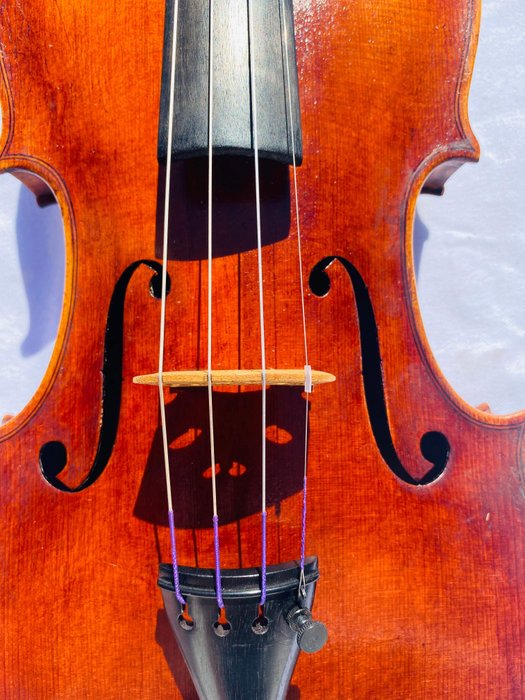 Labeled Carl Zach  - violin - Vienna  - 1883