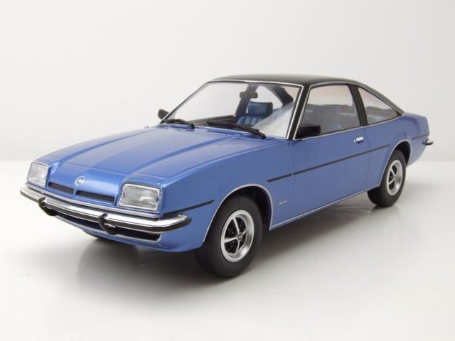 metallic-blau/schwarz Opel Manta B Berlinetta 1975  1:18 MCG 18107  *NEW*** 