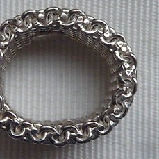 t&co 925 mesh ring