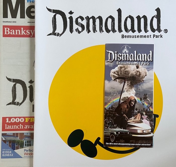 Banksy - Dismaland Programme, Map & Newspaper
