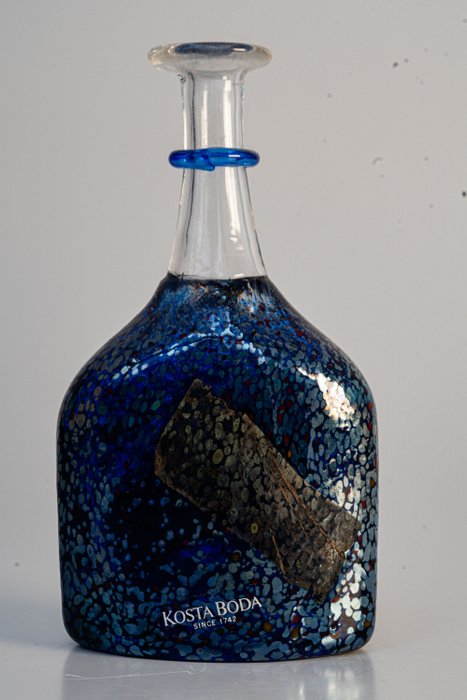 Bertil Vallien - Kosta Boda - 花瓶“衛星”-帶簽名-高度12厘米 - 玻璃