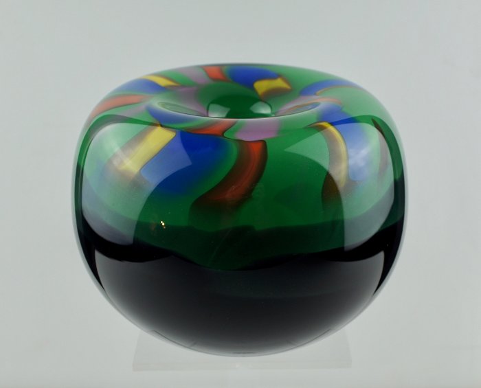 Misha Ignis - Studio Ignis - Unica - flerfarvet vase - Glas