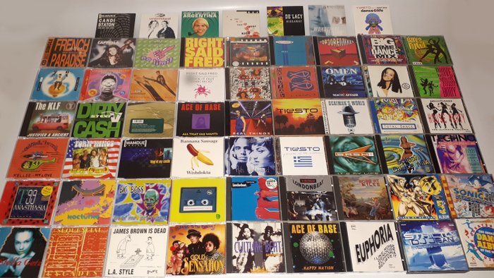 CD collection 90's Euro-House/Trance - 2 Unlimited, Tiesto, Londonbeat + more - Multiple artists - Multiple titles - CD's - 1990/2006