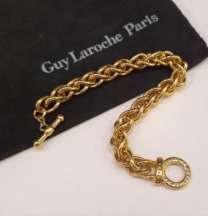 GUY LAROCHE - PARIS 18kt鍍金手鐲