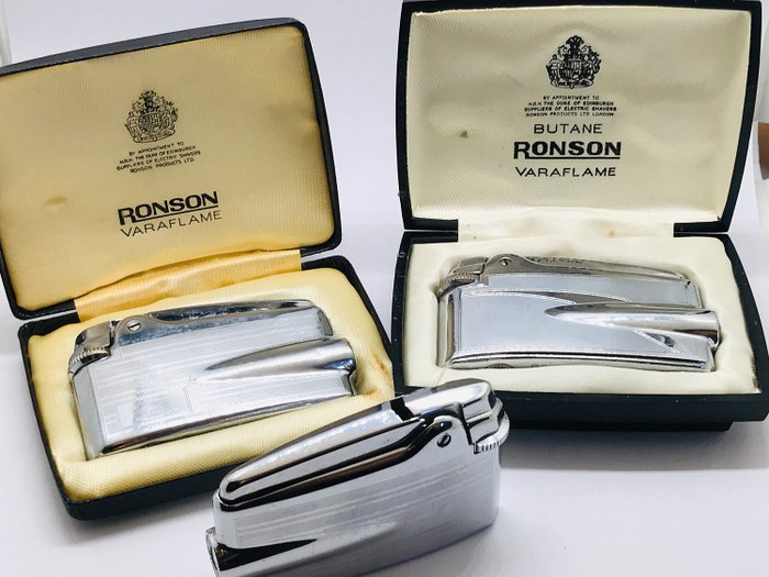 Ronson - Feuerzeug - In Box von 3