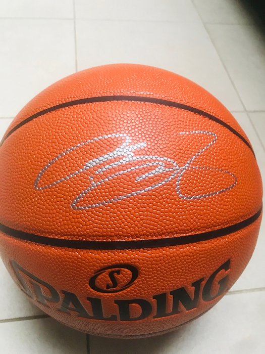 signed lebron james basketball