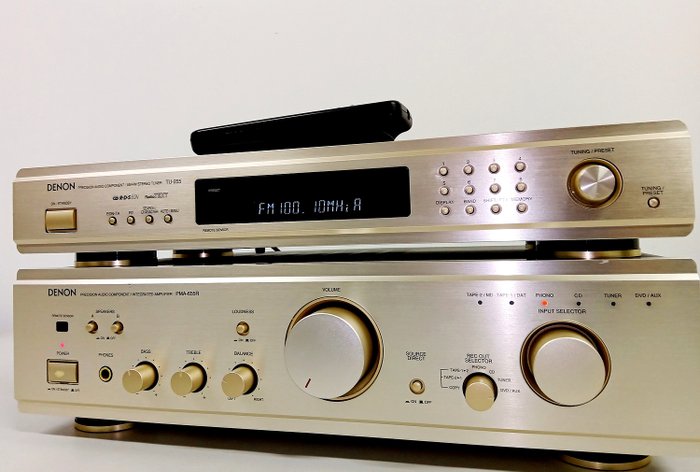 Denon - PMA-655R / TU 255 - Amplificador e sintonizador de Precision Audio Components