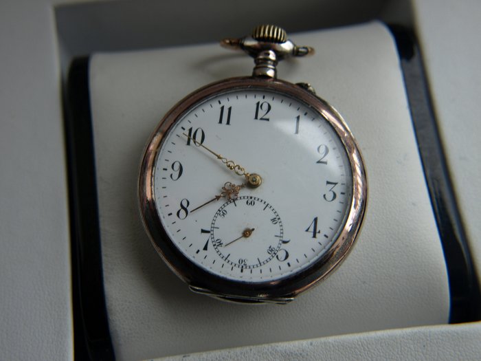 Phebus -Phenix Watch Co. SA / Société Horlogère de Porrentruy -  silver   pocket watch NO RESERVE PRICE medal version  - 58510 7 - Uomo - 1901-1949