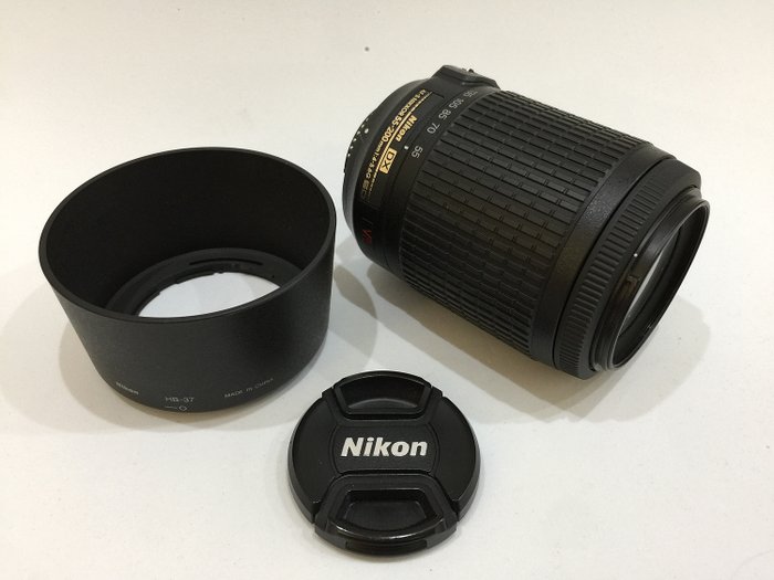 Nikon DX AF-S NIKKOR 55-200mm 1:4-5,6G ED VR + HB-37 - Catawiki