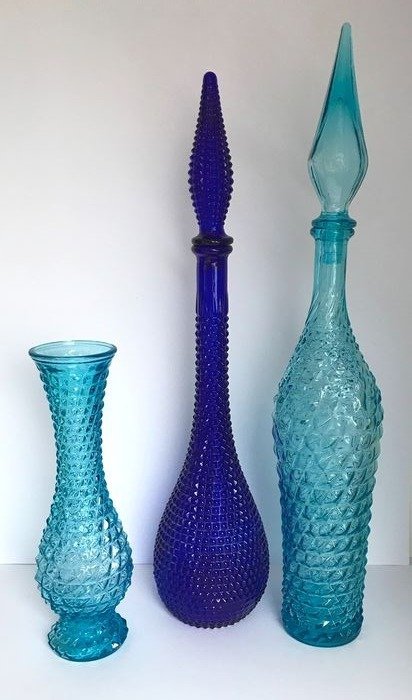 Empoli - Høye krukker og vase (3) - Glass