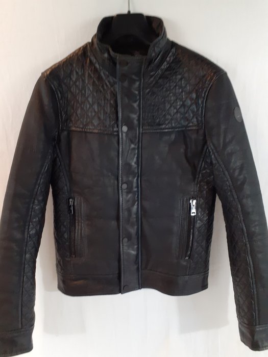 Serge Pariente - Warm lined lamb leather biker jacket - - Catawiki