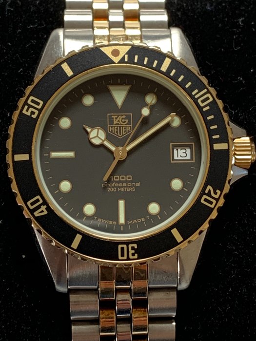 TAG Heuer - 1000 Series Professional 200m - Ref. 980.020B - Hombre - 1980-1989