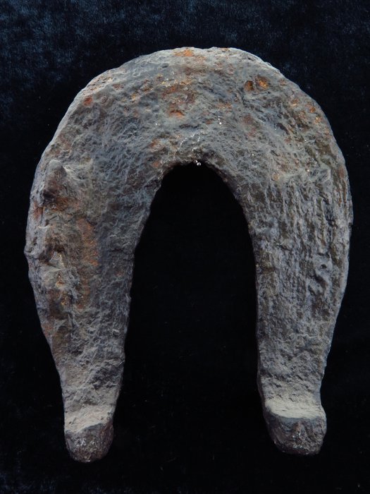 古罗马 铁 马蹄铁 - 15×12×2.5 cm - (1)