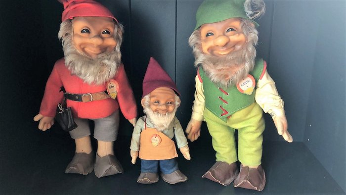Steiff - Gnomes Lucki, Pucki en Gucki - 1950-1959