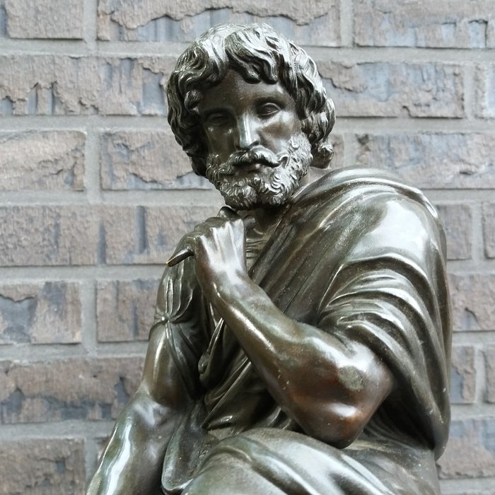 Sculpture, the Greek sculptor Phidias - Spelter - Second half 19th century