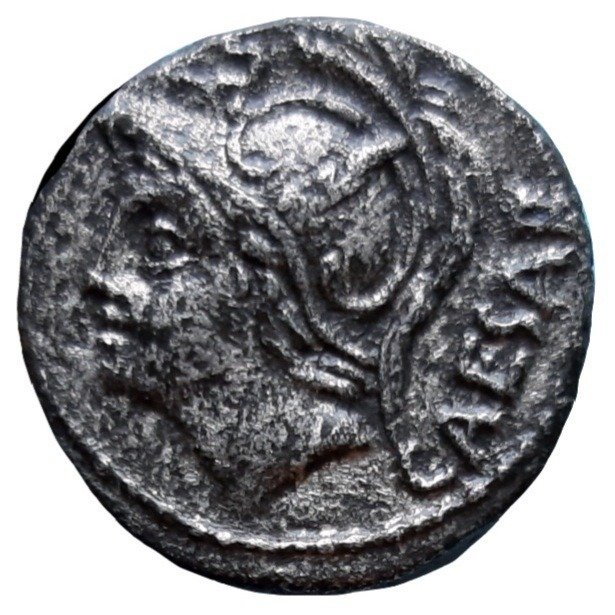 L. Julius L.f. Caesar.. AR Denarius, 103 BC - en