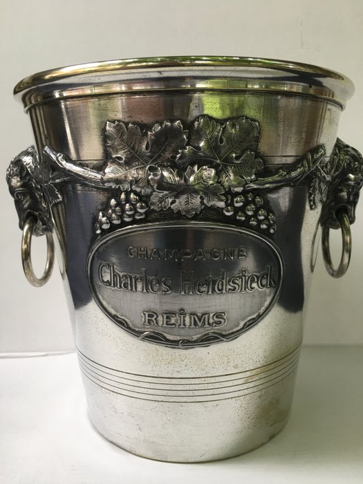 香檳冷卻器-香檳桶 - 鍍銀 - 20世紀