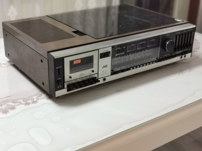 JVC - MF-47L - Gira-discos, Leitor de cassetes, Sintonizador