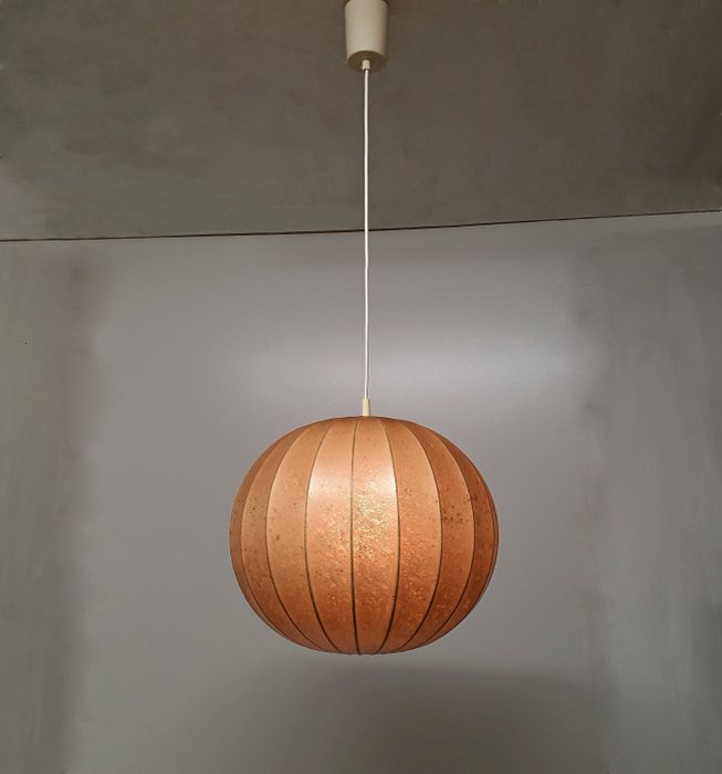 Cocoon lamp jaren 60 - Goldkant Leuchten - Friedel Wauer