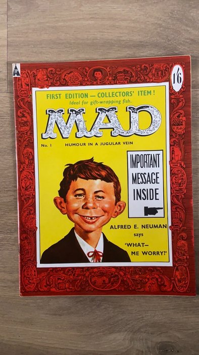 MAD Magazine 1 - First Issue British Mad Magazine 1958 - EO - (1958)