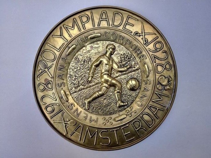 Olympische Spelen Amsterdam – 1928 – Koperen wandbord